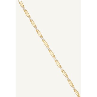 Gouden Armband met Sterdetail