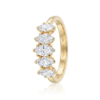 Diamanten Ring  1.13 ct