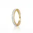 Luxe Geelgouden Ring met Natuurlijke Diamanten