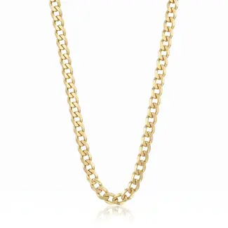 Gouden Schakel Ketting 51 cm