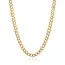 Klassieke gouden schakel ketting met tijdloze uitstraling