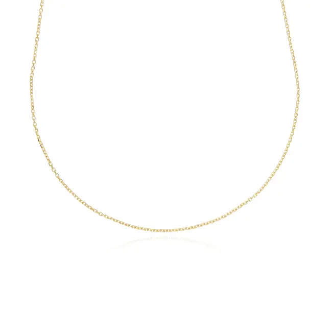 Fijne 18 Karaat Geelgouden Schakelketting