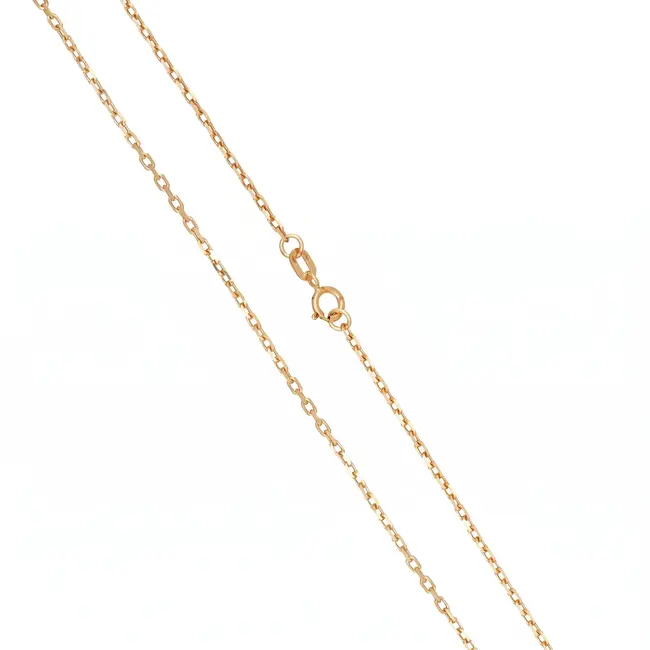 18k roodgouden venetiaanse ketting 49,5 cm