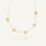 18 Karaat Geelgouden Fantasieketting met Ronde Ornamenten