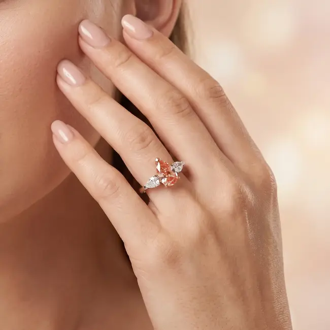 14 Karaat Bicolor Gouden Ring met 2,09 ct