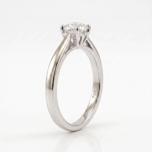 18 Karaat Witgouden Diamanten Ring