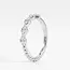 14 Karaat Witgouden Diamanten Ring met Natuurlijke Diamanten
