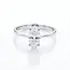 18 Karaat Witgouden Ring met Markies Zirkonia