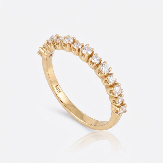 14 Karaat Gouden Alliance Ring met 0,24 Carat
