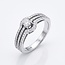 14 Karaat Witgouden Halo Ring met 0,58 Carat Natuurlijke Diamanten
