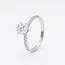 14 Karaat Witgouden Ring met 0.98 Ct Labdiamanten E/VS1