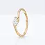 14 Karaat Geelgouden Ring met 0.80 Ct