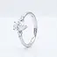 14 Karaat Witgouden Ring met 0.58 Ct Natuurlijke Diamanten