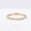 18 karaat geelgouden gedraaide ring met zirkonia