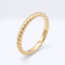 18 karaat geelgouden gedraaide ring