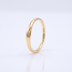 18 karaat geelgouden gladde ring