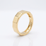 18 karaat geelgouden geometrische ring maat 17.5