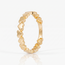 18 karaat geelgouden hartenring