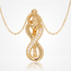 18 karaat infinity collier met man en vrouw