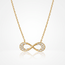18 karaat infinity collier met zirkonia