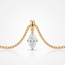 18 karaat collier met marquise zirkonia