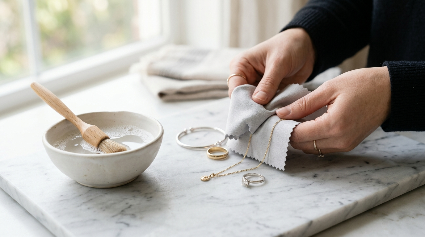 Sieraden schoonmaken: zo krijg je goud en zilver weer glanzend
