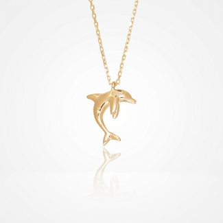 Gouden Collier Dolfijn