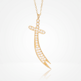 Gouden Collier Zülfikar Zwaard