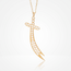 18 Karaat Gouden Collier Zülfikar met Zirkonia 42 cm