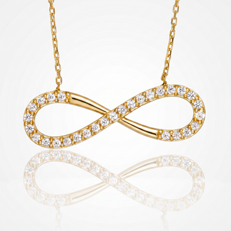 Gouden Collier Infinity Breed
