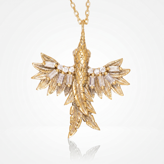 Gouden Collier Feniks
