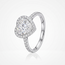 14 Karaat Witgouden Verlovingsring Hart Lab Diamant 2,01 ct