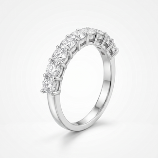 Witgouden Diamanten Alliance Ring