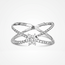 Elegante geelgouden damesring met bloemdesign en natuurlijke diamanten 0.24 ct