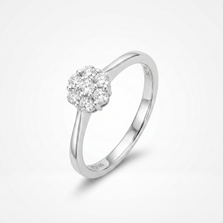 Bloem Cluster Diamanten Ring