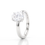 Ovale ring, 2,03 ct labdiamant D/VS1