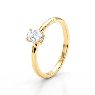 Ovalen Solitaire Ring