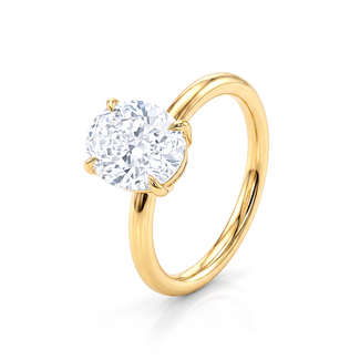 Luxe Ovalen Solitaire Ring