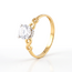 Elegante 18 Karaat Gouden Ring met Zirkonia