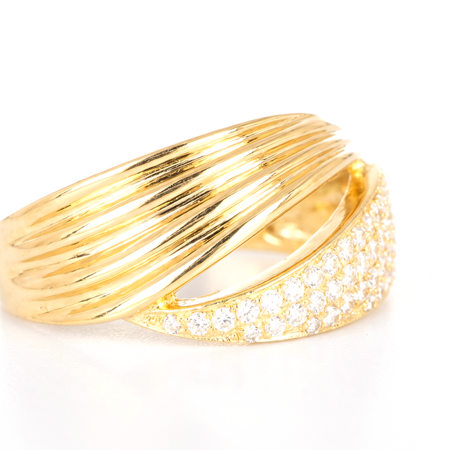 18 karaat gouden ring dames