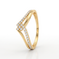 Gouden dubbel ring