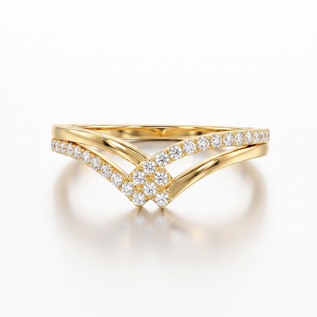 18 krt gouden ring