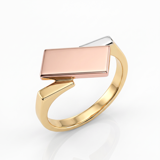 3 kleurige ring