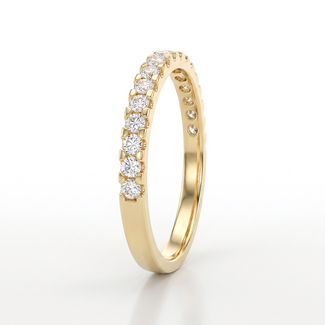 Elegante rijring met zirkonia