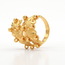 14k Opengewerkte gouden ring met bolletjes