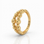 14 karaat gouden ring met meerdere bolletjes