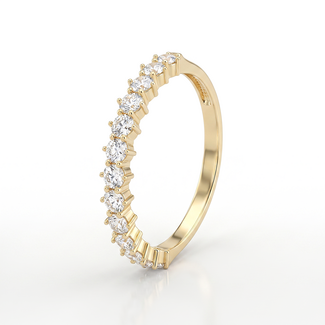 Gouden Half Eternity Ring