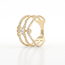 Kroonvormige Zirkonia Ring