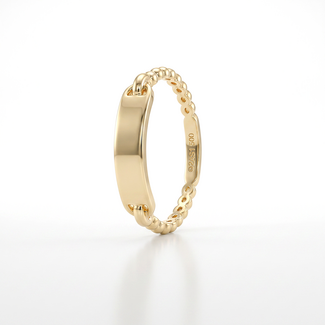 Graveer Ring Goudkleur