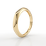 Gouden Glad Gepolijste Ring met Design